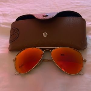 RAY-BAN AVIATOR FLASH LENSES unisex